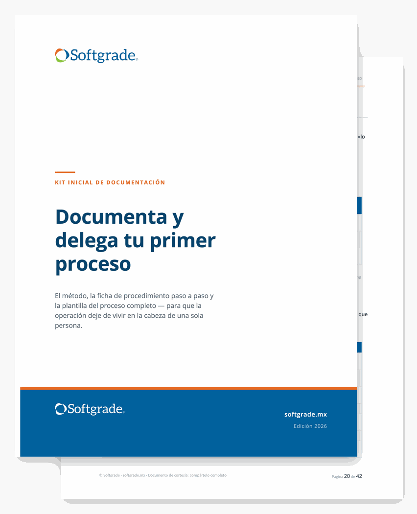 Portada del kit inicial: Documenta y delega tu primer proceso